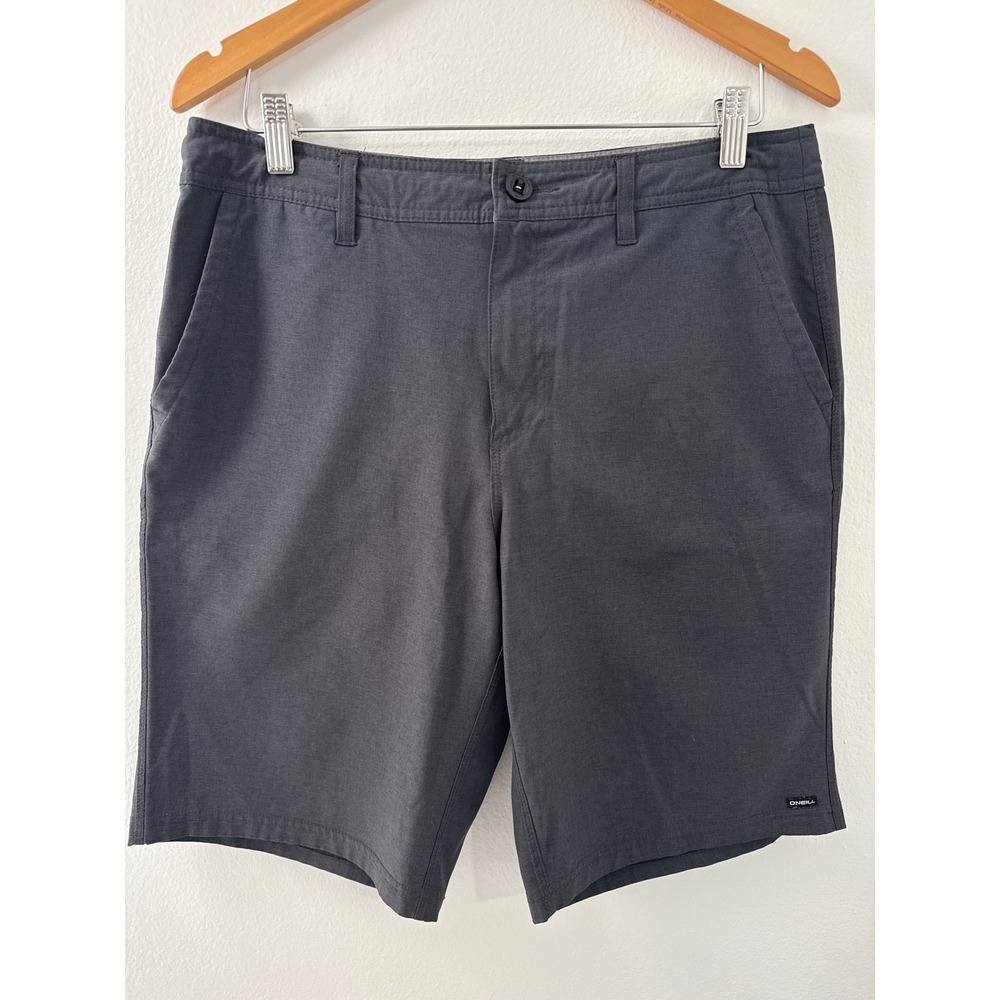 O'Neill Hybrid Shorts Men's Size 32 Gray Watersports Everyday Casual Versatile